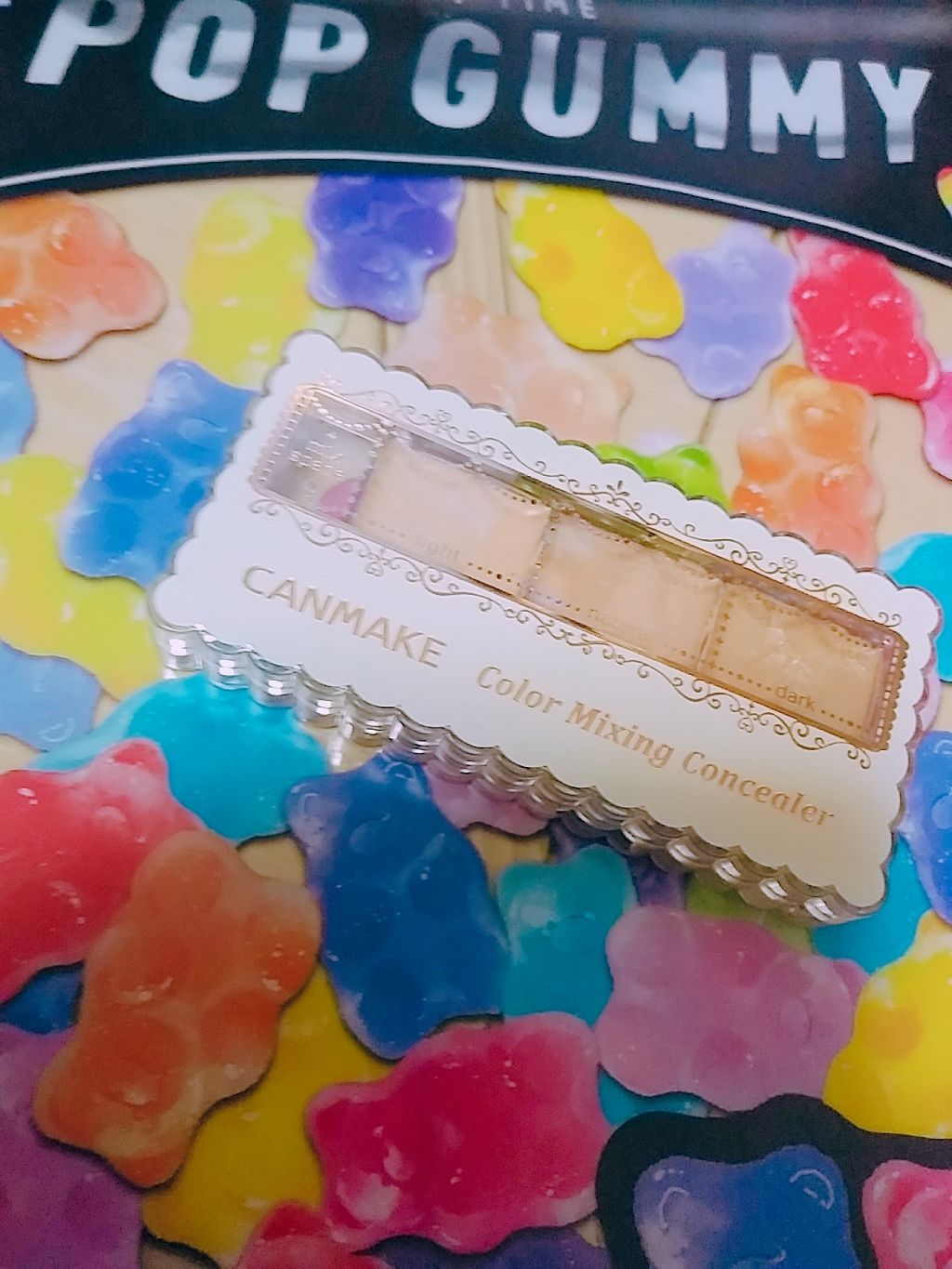 カラーミキシングコンシーラー/キャンメイク/パレットコンシーラーを使ったクチコミ(1枚目)