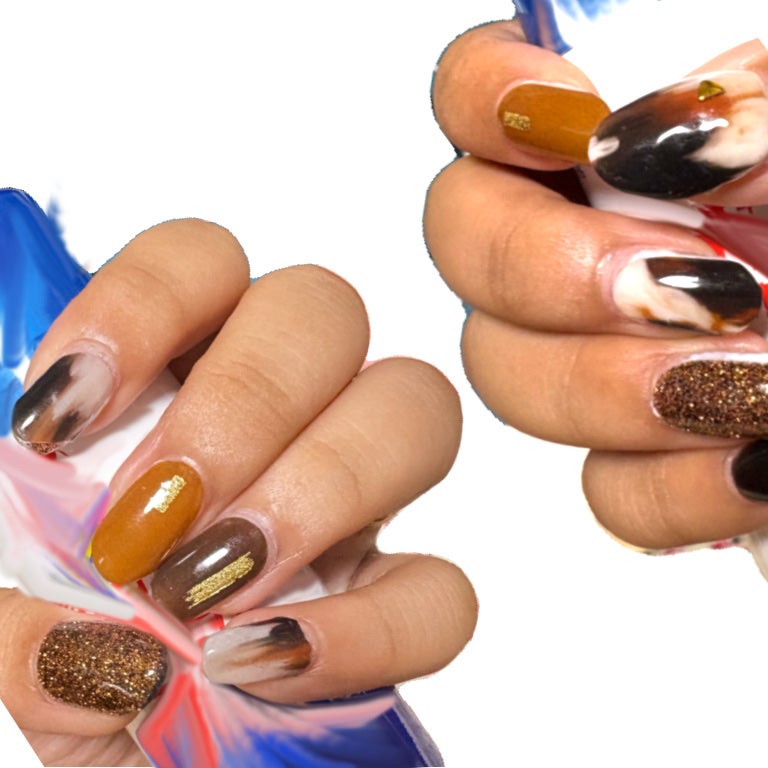 セミキュアジェルネイルシール ハンド用/LYSD’OR/ネイルシールを使ったクチコミ(3枚目)