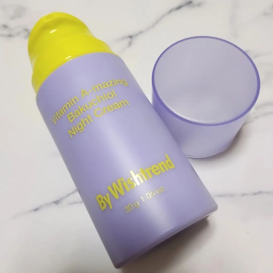 ビタミンA-mazingバクチオールナイトクリーム/By Wishtrend/フェイスクリームを使ったクチコミ(2枚目)