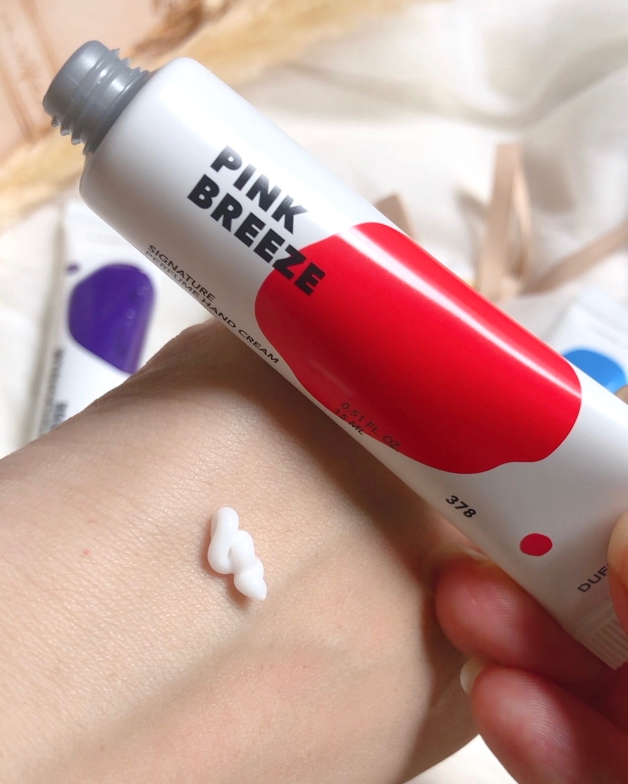 シグネチャーパフュームハンドクリームミニチュアギフトセット/DUFT&DOFT/ハンドクリームを使ったクチコミ（2枚目）