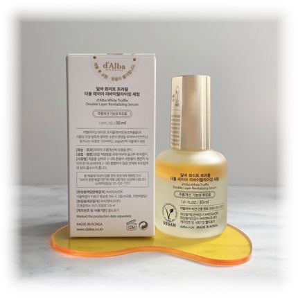 ホワイトトリュフダブルレイヤーリバイタライジングセラム/ダルバ/美容液を使ったクチコミ(2枚目)