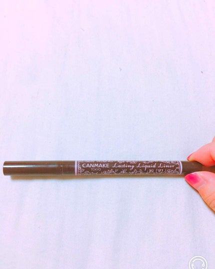 ラスティングリキッドライナー/キャンメイク/リキッドアイライナーを使ったクチコミ(1枚目)
