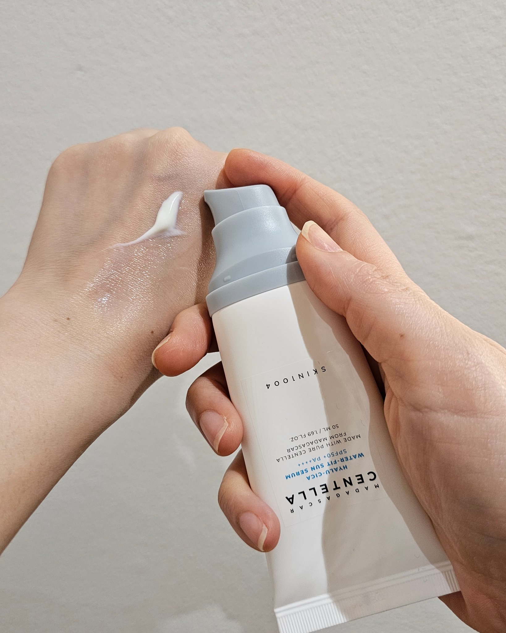 ヒアルーシカ ウォーターフィット サンセラム/SKIN1004/日焼け止めローションを使ったクチコミ（2枚目）