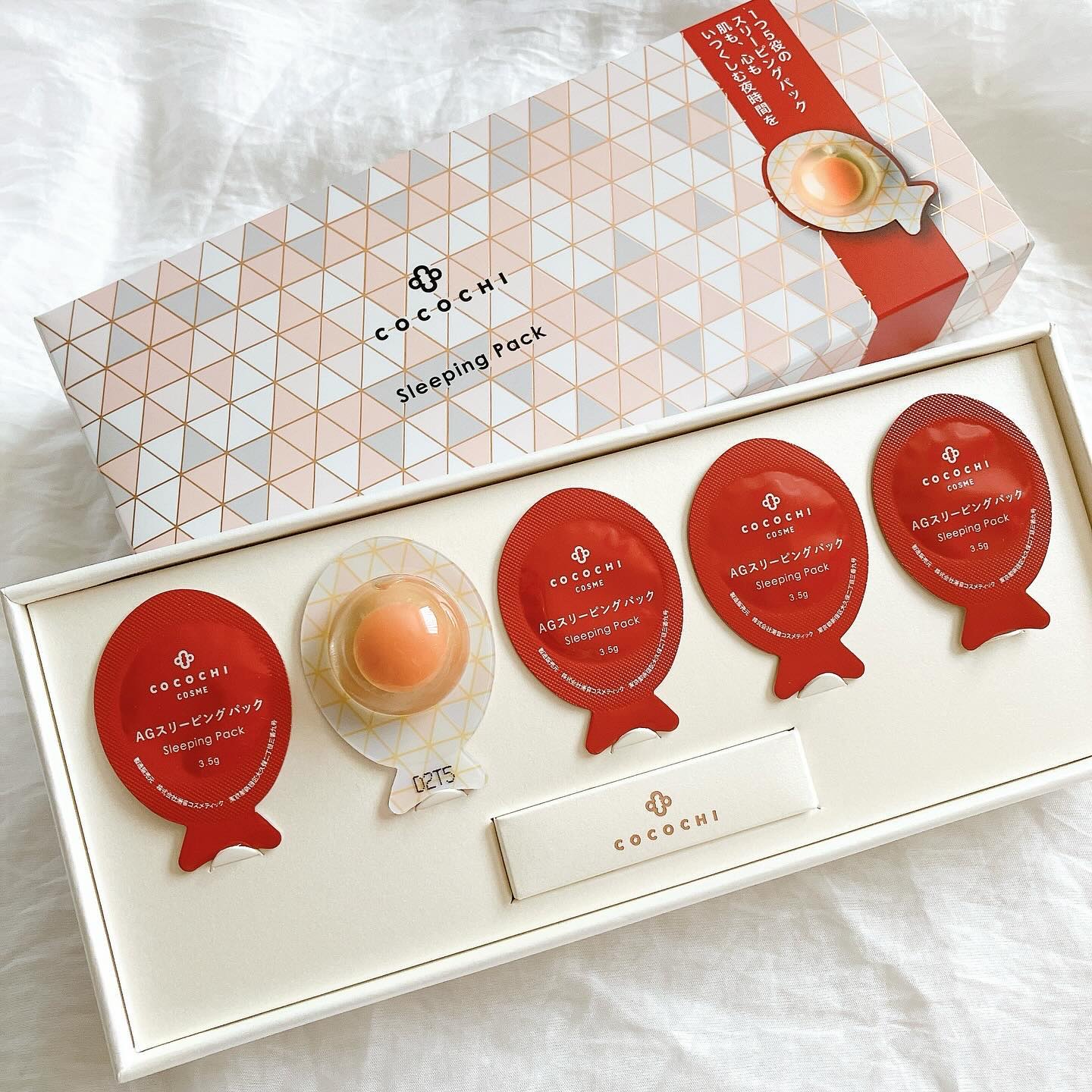 ココチ AG スリーピングパック N/COCOCHI/フェイスクリームを使ったクチコミ（1枚目）