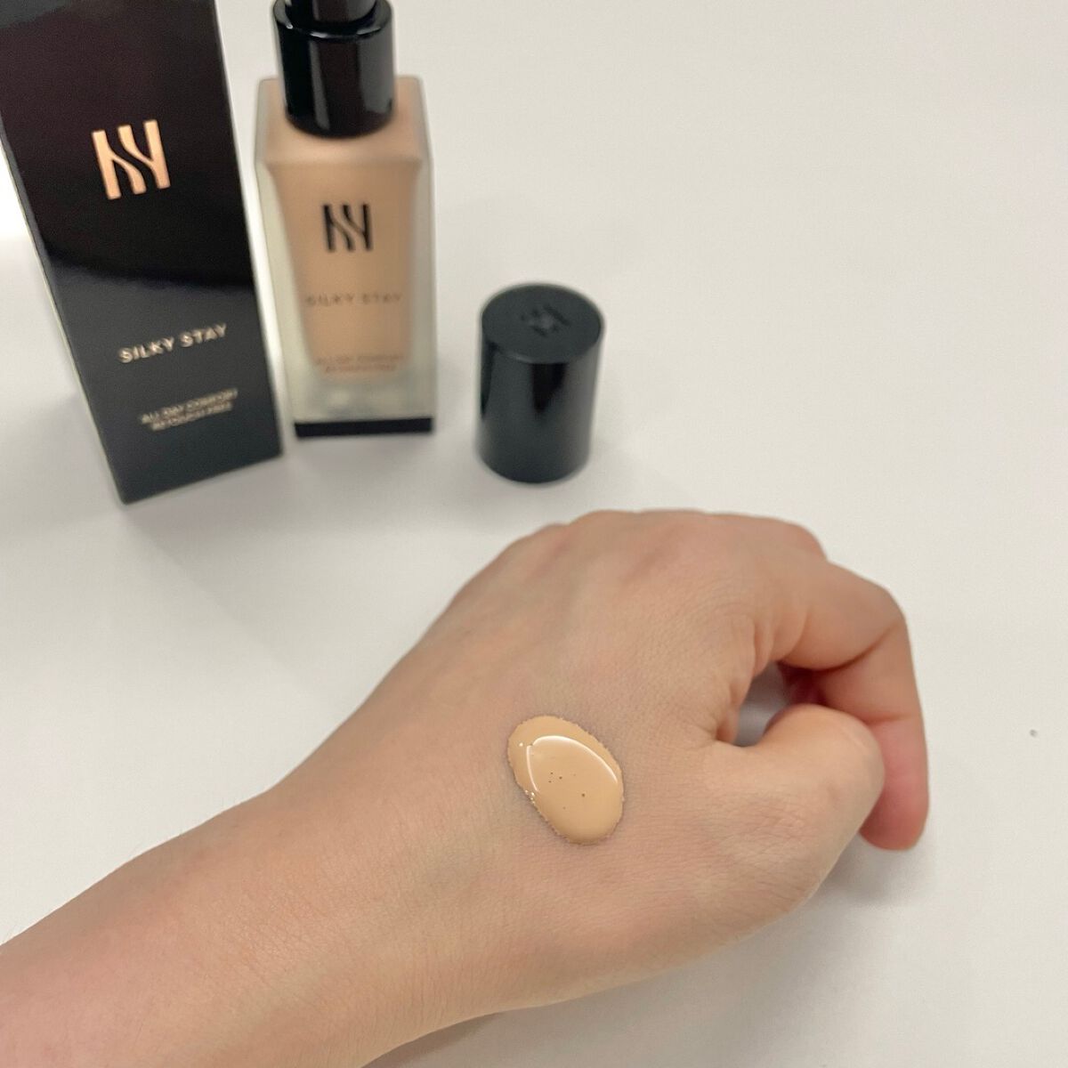 シルキーステイファンデーション/HERA/リキッドファンデーションを使ったクチコミ（2枚目）