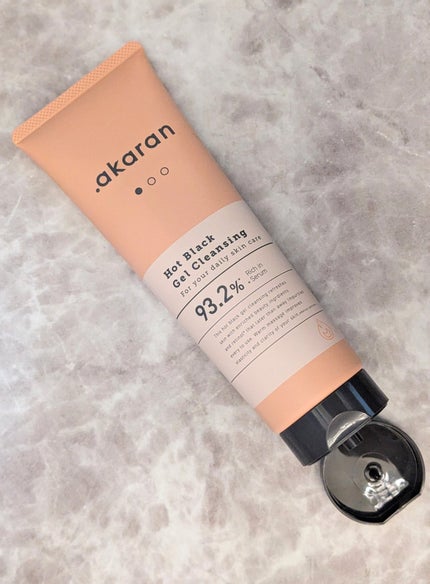 ホットブラックジェルクレンジング/.akaran/クレンジングジェルを使ったクチコミ(1枚目)
