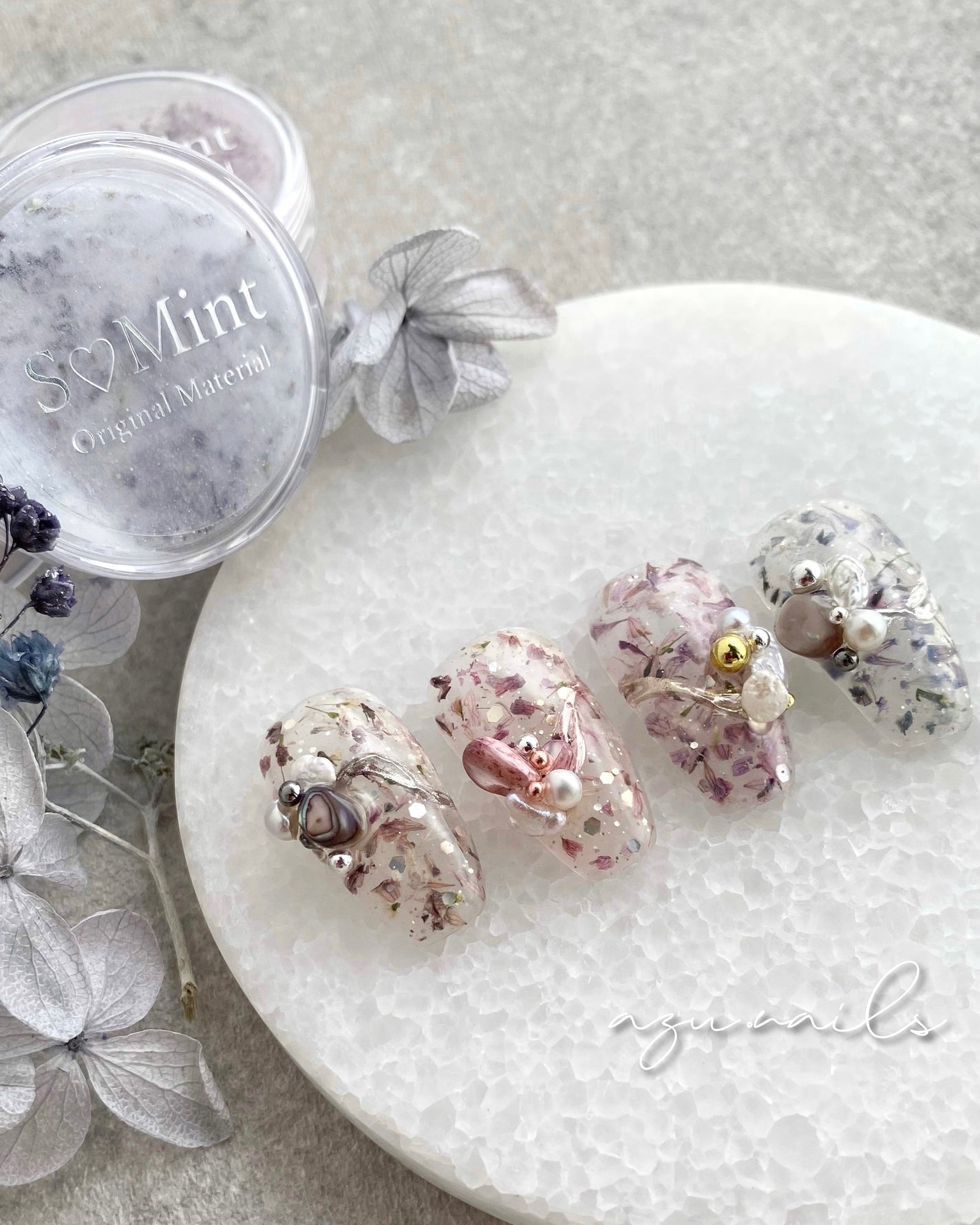 azu on LIPS 「S♡MintAcrylicPowder-FlowerColle..」(2枚目)