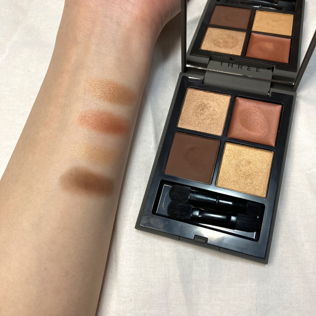 ディメンショナルビジョンアイパレット/THREE/アイシャドウパレットを使ったクチコミ（2枚目）