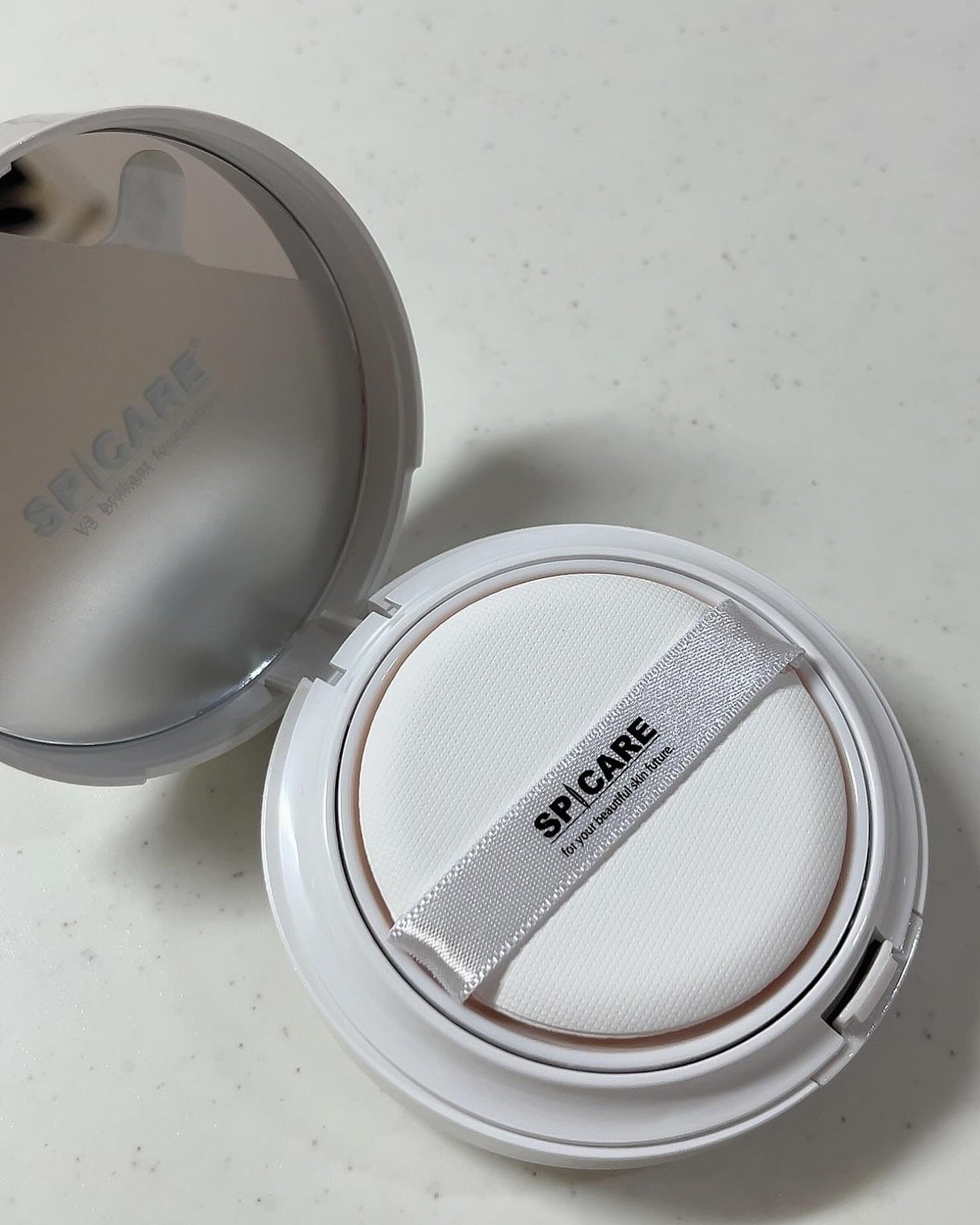 V3 ブリリアント ファンデーション/SPICARE/クッションファンデーションを使ったクチコミ(3枚目)