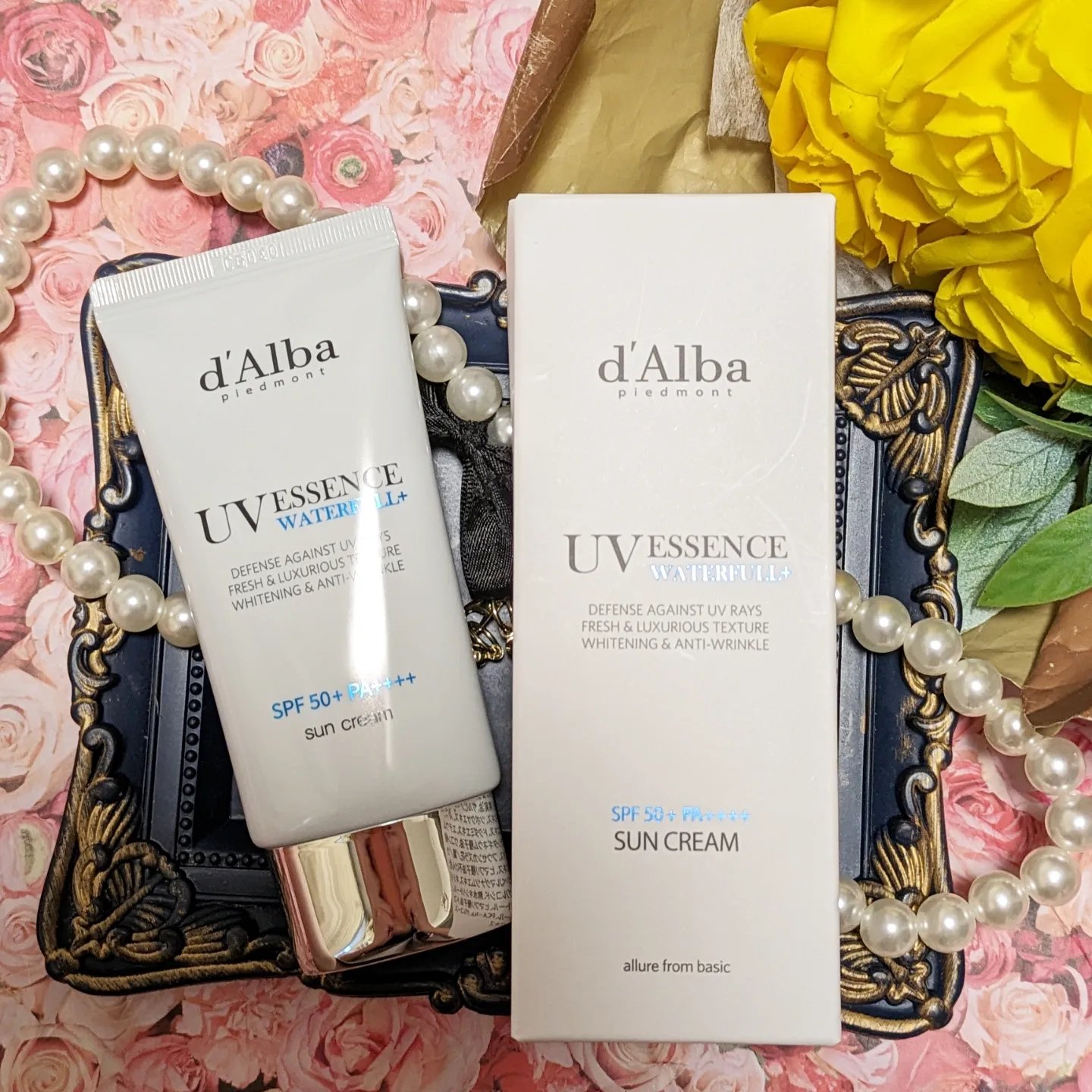 ダルバ ウォータフル エッセンス サンクリーム/ダルバ/日焼け止めクリームを使ったクチコミ（1枚目）