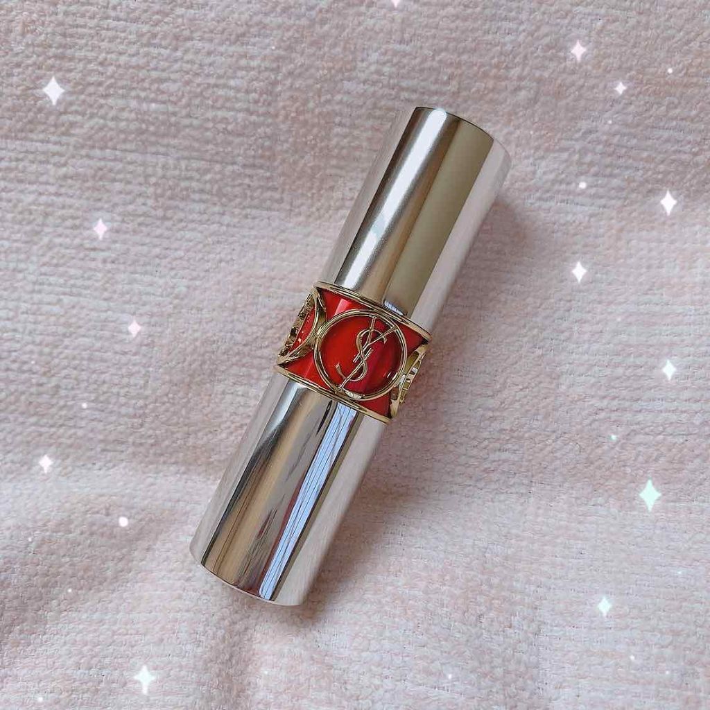 ヴォリュプテ プランプインカラー 6 ルナティック レッド/YVES SAINT LAURENT BEAUTE/口紅を使ったクチコミ（1枚目）