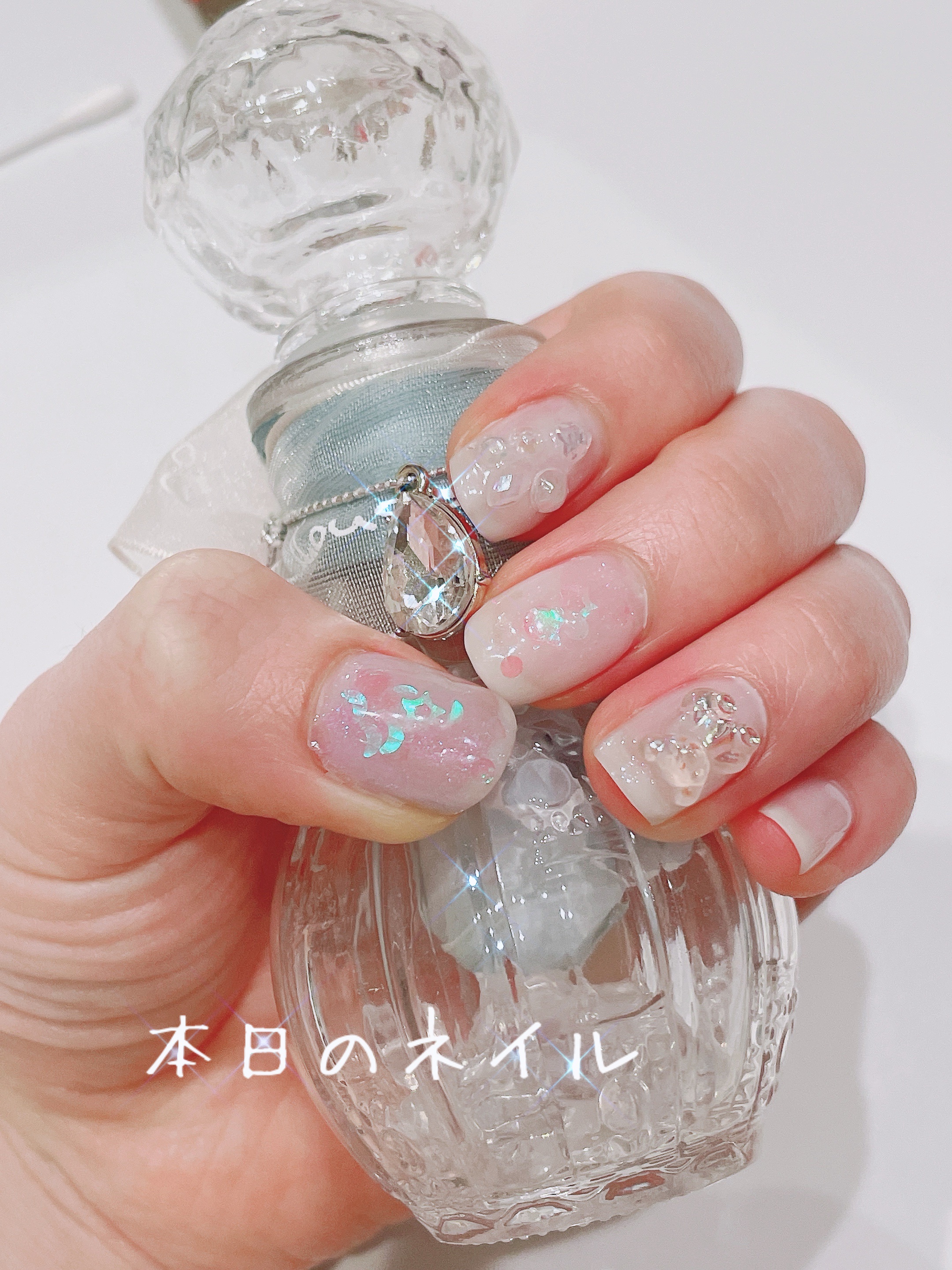 ウィークリージェル NE-76 White Clouds/HOMEI/ジェルネイルを使ったクチコミ（1枚目）