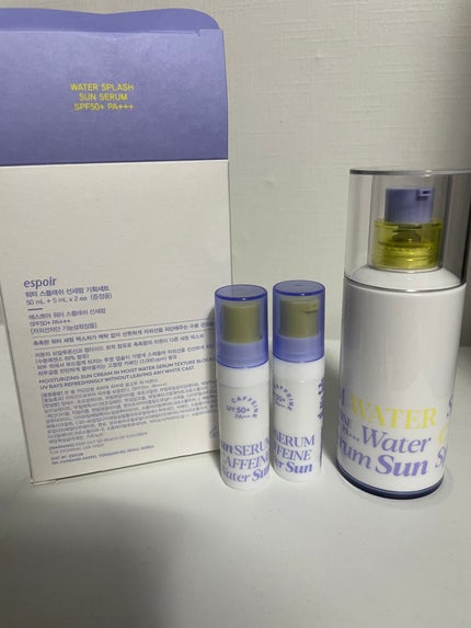 エスポア ウォータースプラッシュサンセラム/espoir/日焼け止めクリームを使ったクチコミ(5枚目)