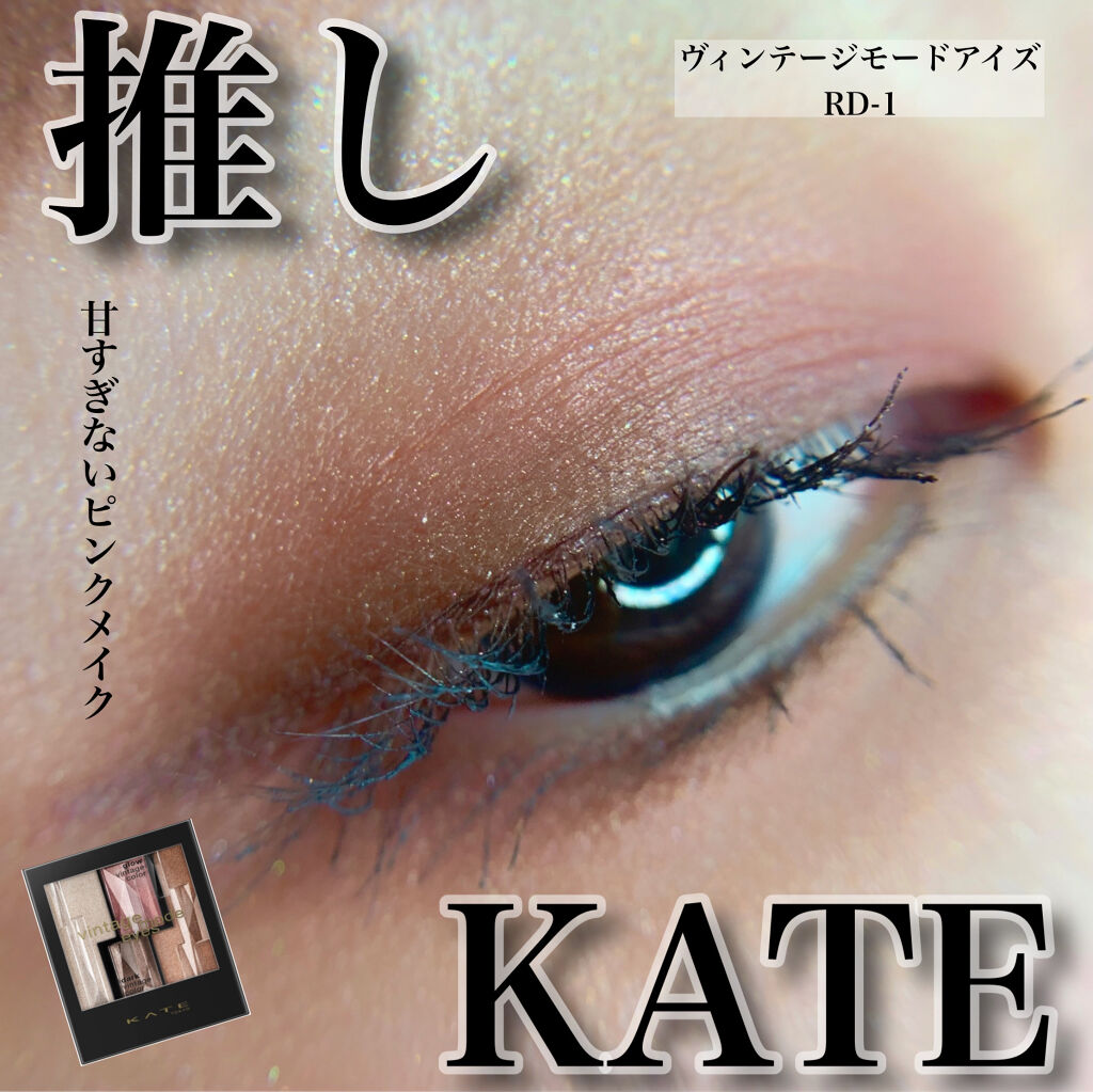 ヴィンテージモードアイズ RD-1/KATE/アイシャドウパレットを使ったクチコミ（1枚目）