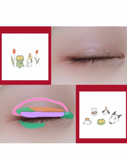 スキニーリッチシャドウ/excel/アイシャドウパレットを使ったクチコミ(4枚目)