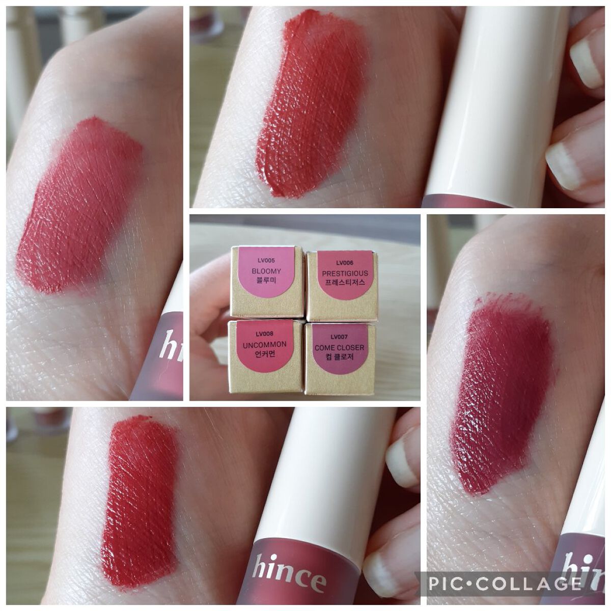 スリムフィットリキッドベルベット/hince/口紅を使ったクチコミ(4枚目)