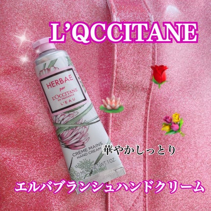 試してみた】エルバブランシュ ハンドクリーム L'OCCITANEの 試してみた】エルバブランシュ ハンドクリーム L'OCCITANEの