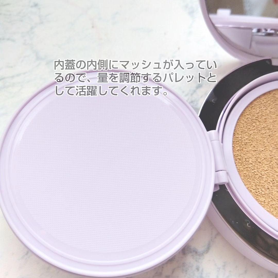 パーフェクティング シルキーフィット カバー クッション ファンデーション/VDL/クッションファンデーションを使ったクチコミ(4枚目)