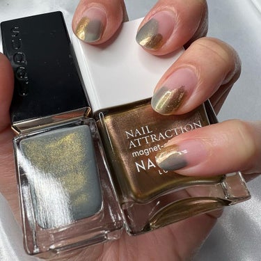 ネイルズ インク ゲット マグネタイズド ネイルポリッシュ デュオ キット/nails inc./マニキュアを使ったクチコミ（1枚目）