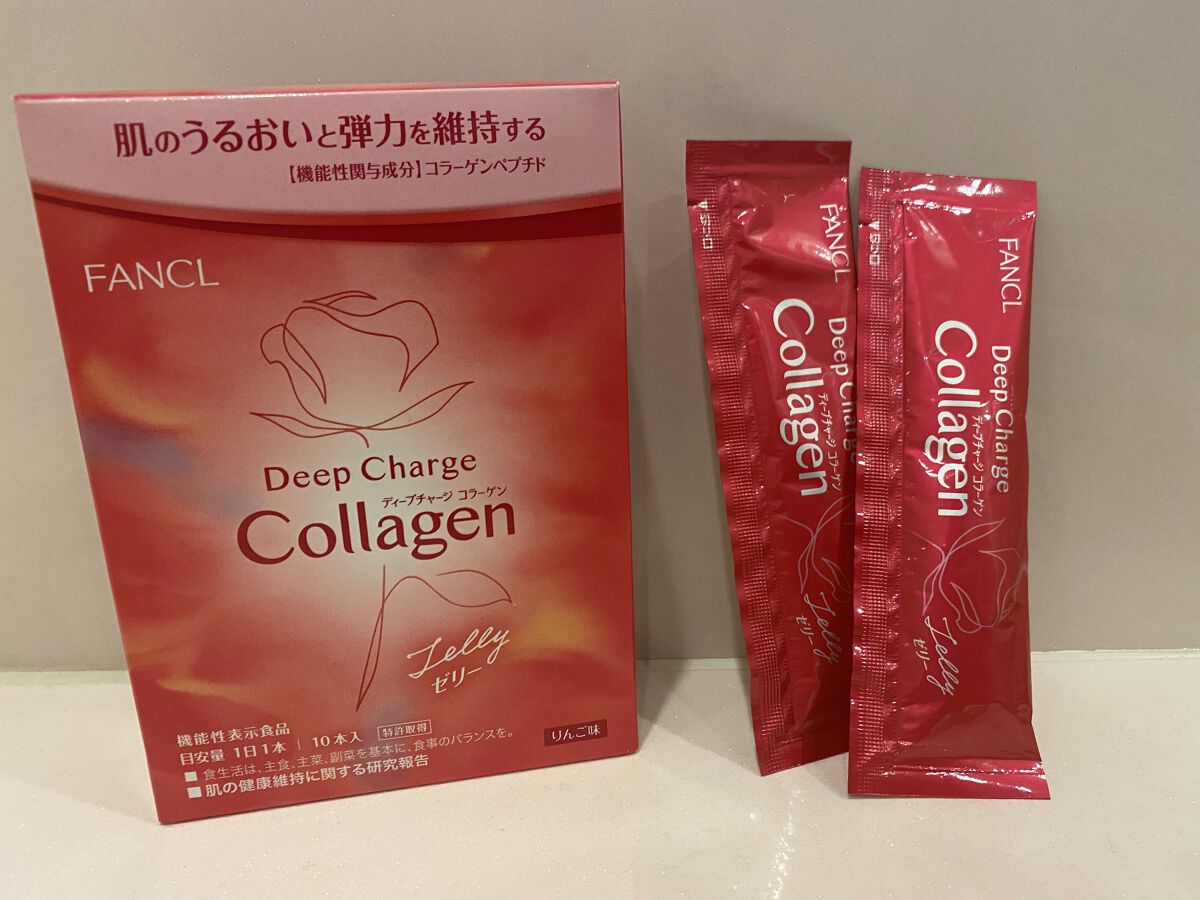 ディープチャージ  コラーゲン スティックゼリー/ファンケル/美容サプリメントを使ったクチコミ（1枚目）