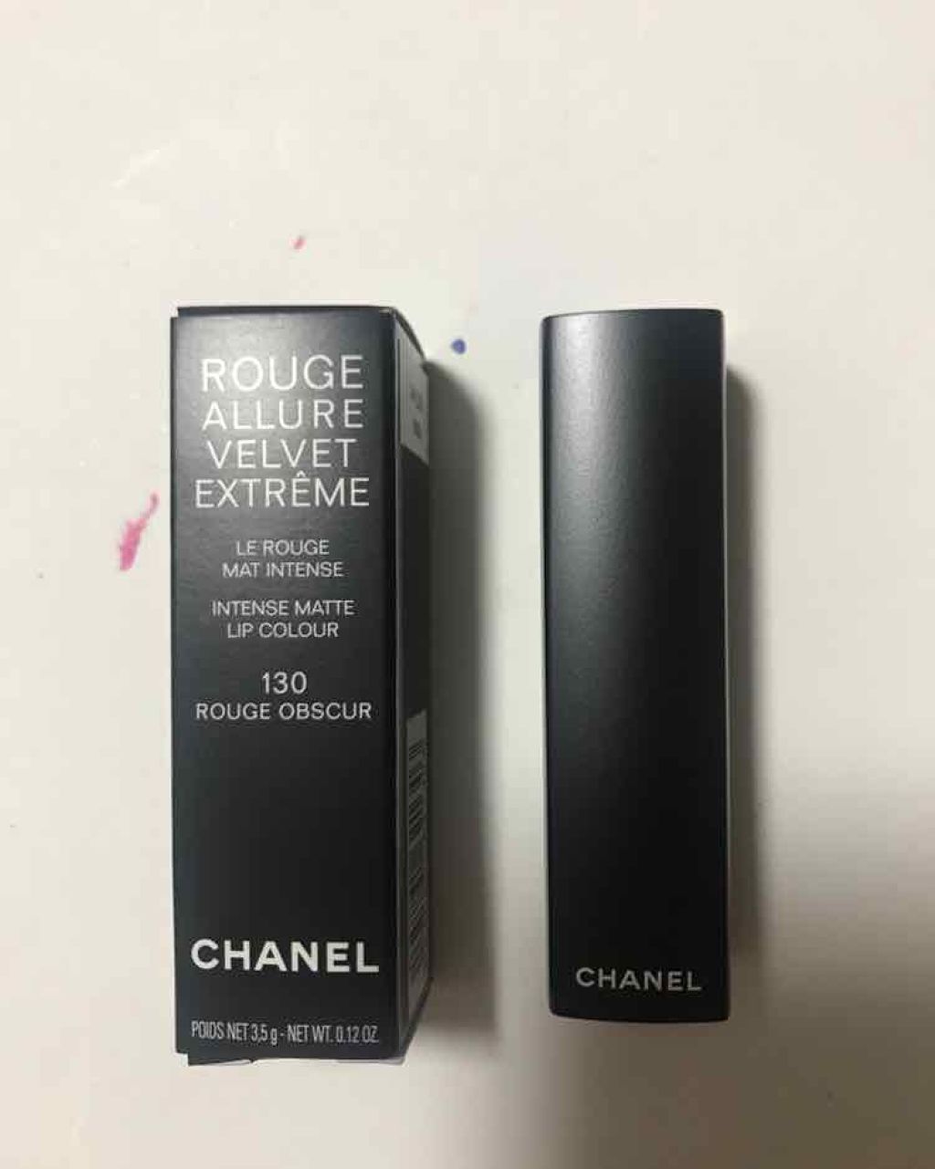 ルージュ アリュール ヴェルヴェット エクストレム/CHANEL/口紅を使ったクチコミ（1枚目）
