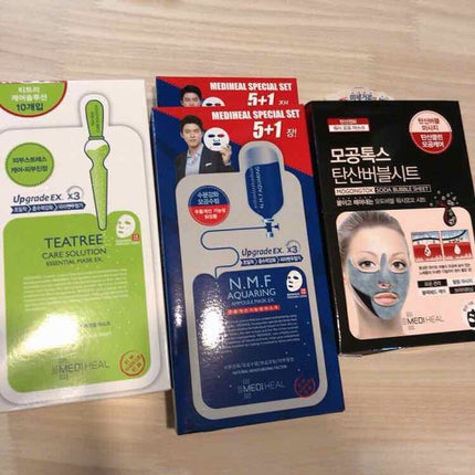 N.M.FアクアアンプルマスクJEX/MEDIHEAL/シートマスク・パックを使ったクチコミ(1枚目)
