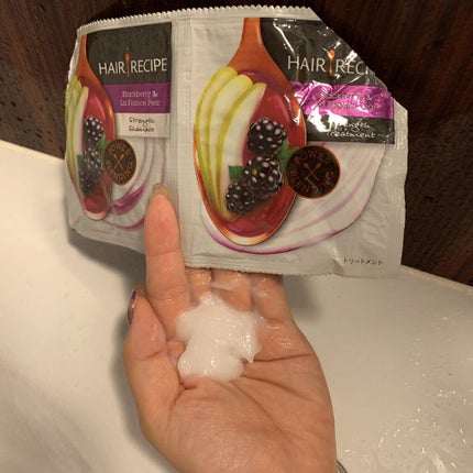 ブラックベリー&ラ・フランス ストレングス レシピ シャンプー/トリートメント/HAIR RECIPE/シャンプー・コンディショナーを使ったクチコミ(1枚目)