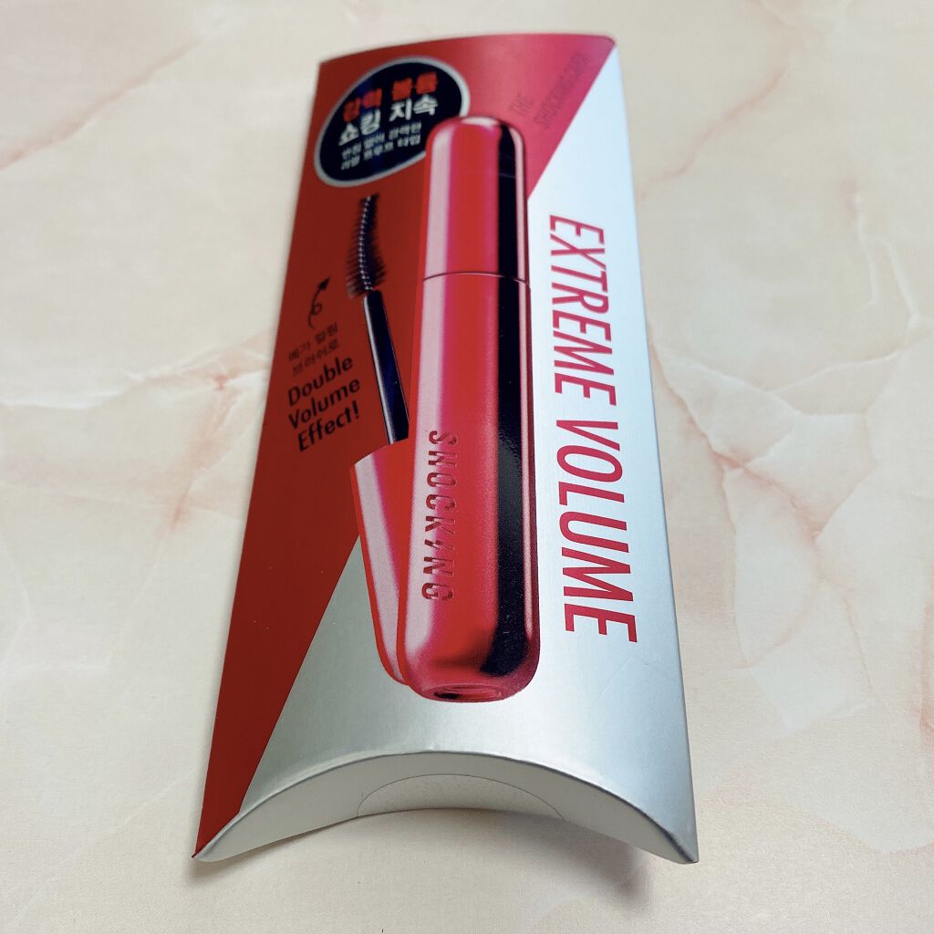 ザショッキングカラ 01 エクストリームボリューム/TONYMOLY/マスカラを使ったクチコミ（1枚目）