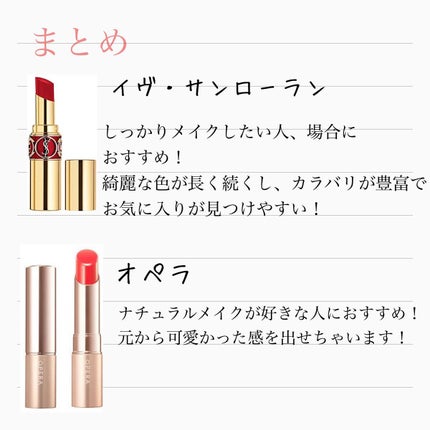 ルージュ ヴォリュプテ シャイン/YVES SAINT LAURENT BEAUTE/口紅を使ったクチコミ(10枚目)