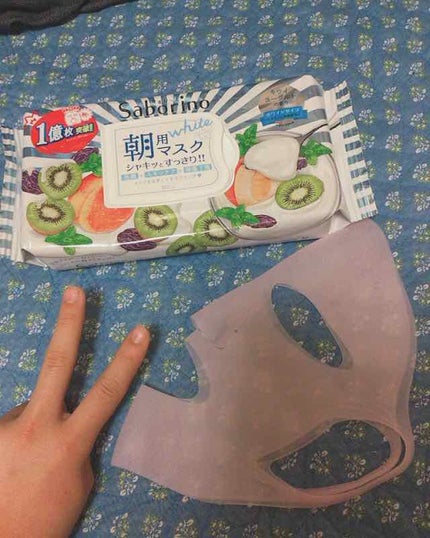 目ざまシート フレッシュ果実のホワイトタイプ/サボリーノ/シートマスク・パックを使ったクチコミ(1枚目)
