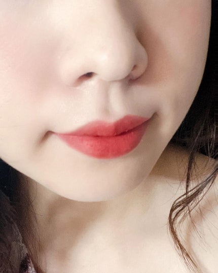 スーパーマットリップ&チークマッド/INTO U/口紅を使ったクチコミ(4枚目)