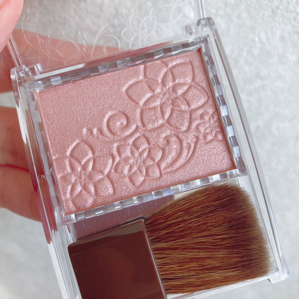 パールグロウチーク/CEZANNE/パウダーチークを使ったクチコミ(3枚目)