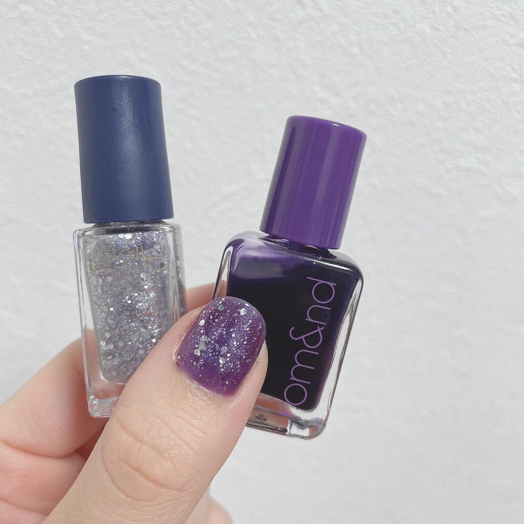 パーフェクトネイルコート カラー GL02 ミスティグレージュ/M･N･B･B/オールインワンネイルを使ったクチコミ（2枚目）