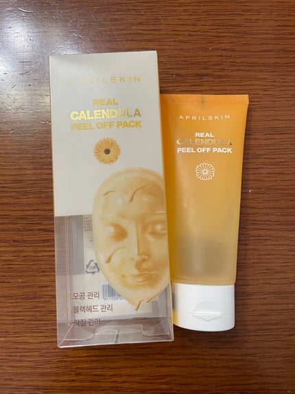 リアルカレンデュラピールオフパック/APRILSKIN/ピーリングを使ったクチコミ(1枚目)