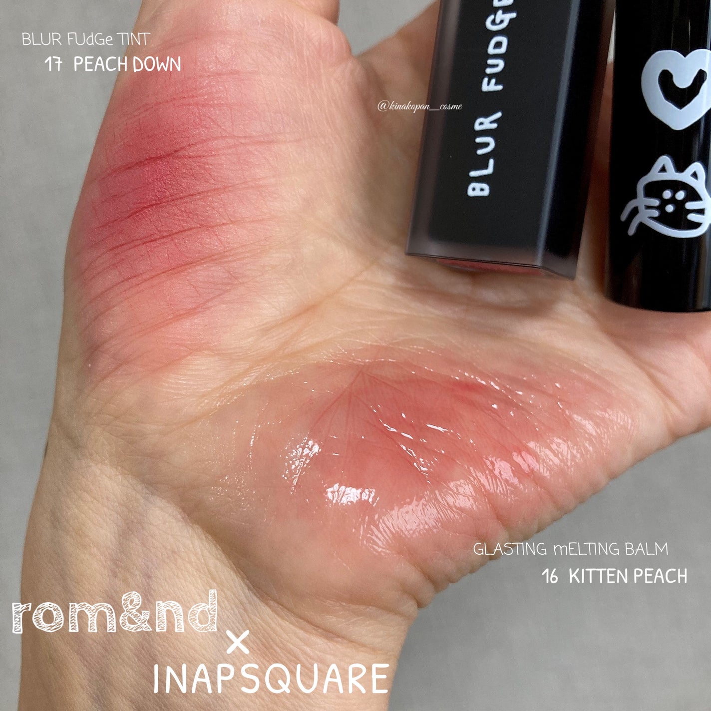 rom&nd ブラーファッジティント/rom&nd/リップティントを使ったクチコミ(2枚目)