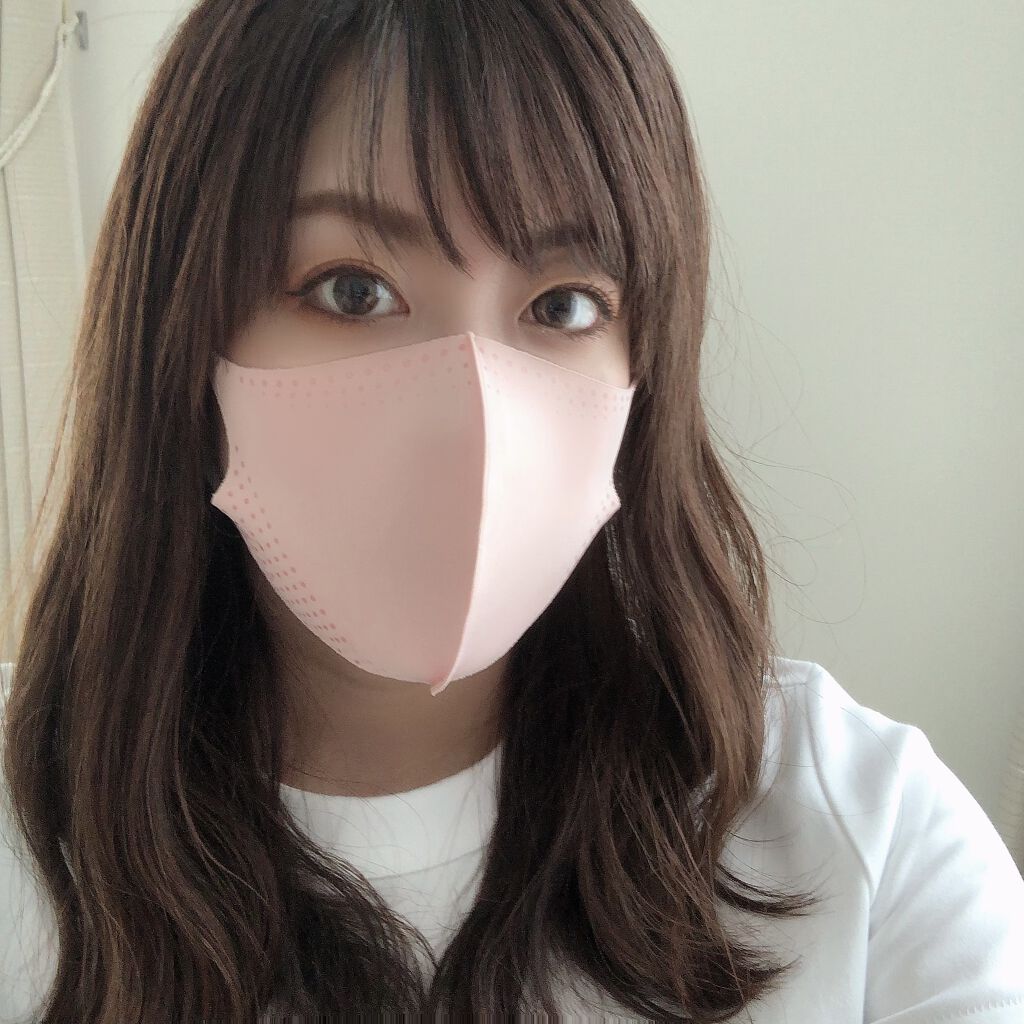 小顔シルエットマスク ピンク/KATE/マスクを使ったクチコミ（1枚目）