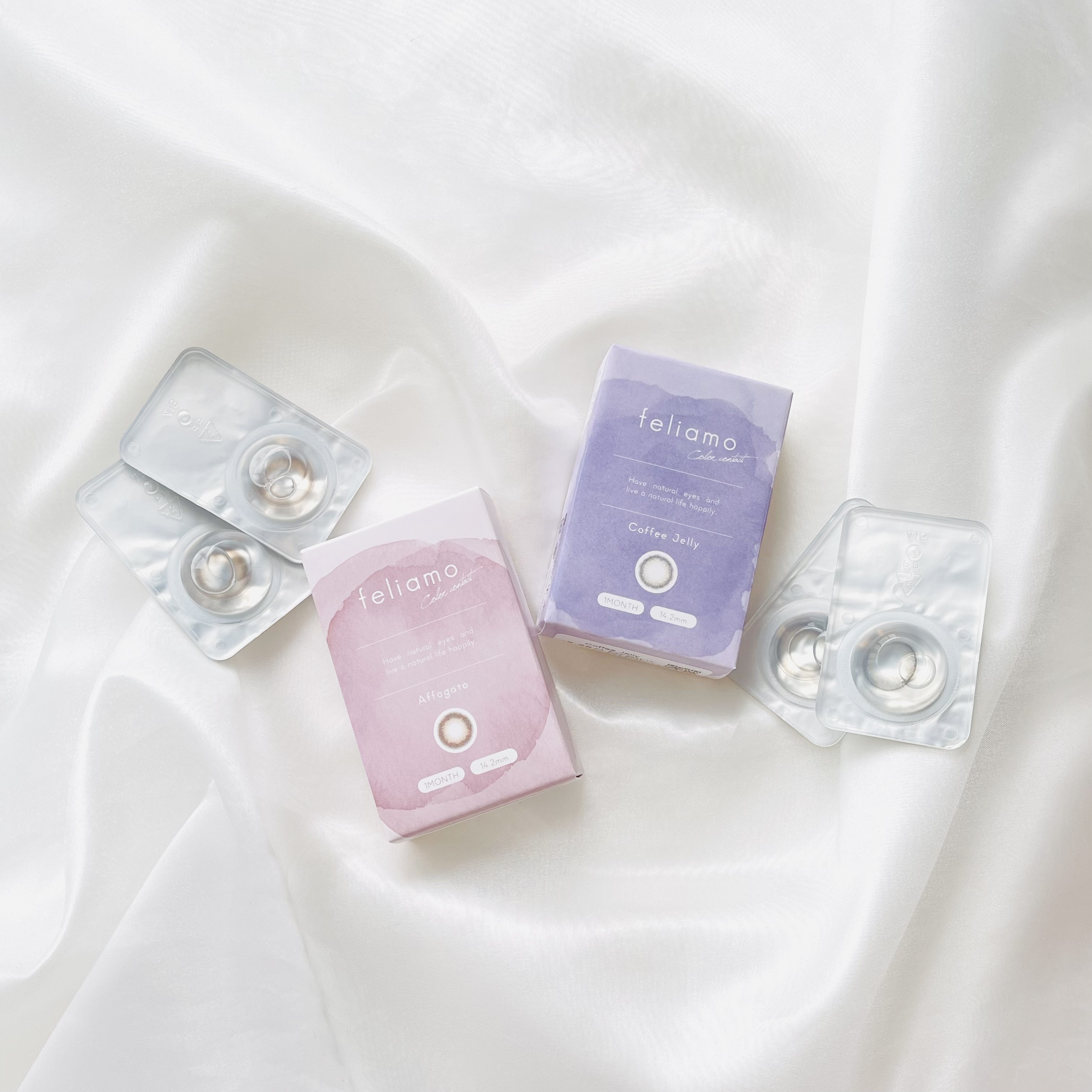 feliamo 1month アフォガード/feliamo/１ヶ月（１MONTH）カラコンを使ったクチコミ（1枚目）
