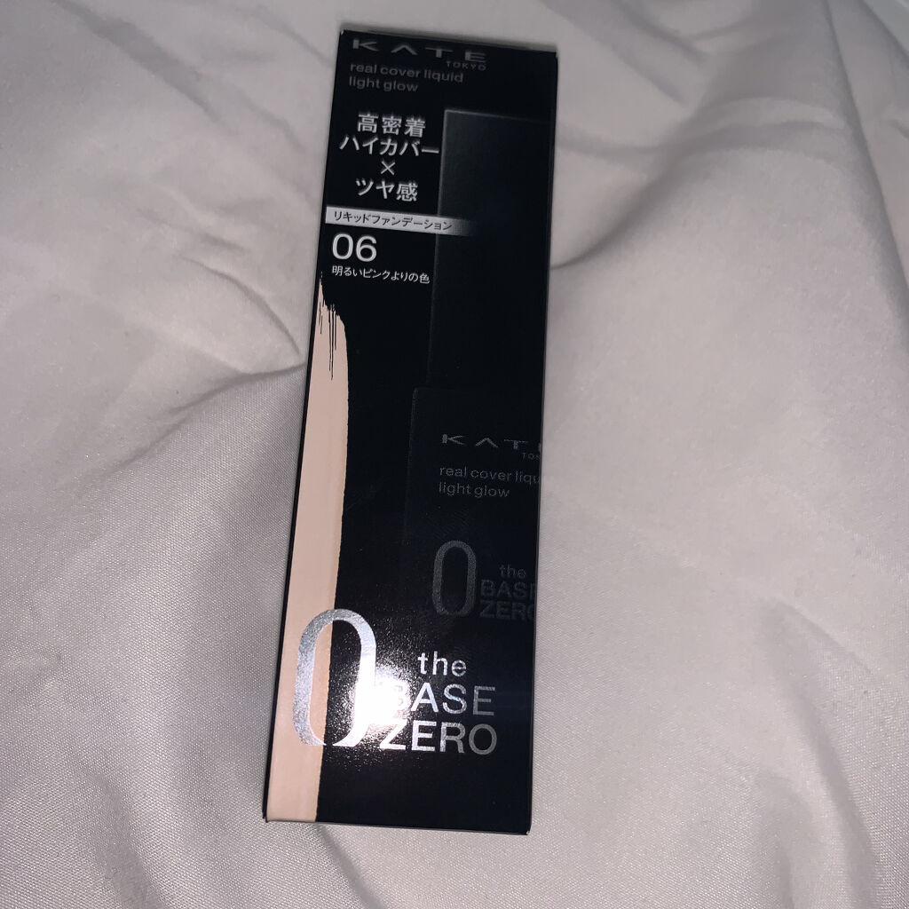 リアルカバーリキッド（ライトグロウ） 06 明るいピンクよりの色(WEB数量限定)/KATE/リキッドファンデーションを使ったクチコミ（3枚目）