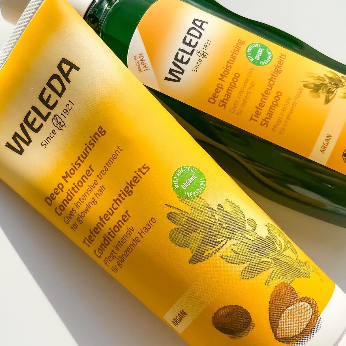 アルガン ヘアシャンプー／ヘアコンディショナー/WELEDA/市販シャンプーを使ったクチコミ（1枚目）