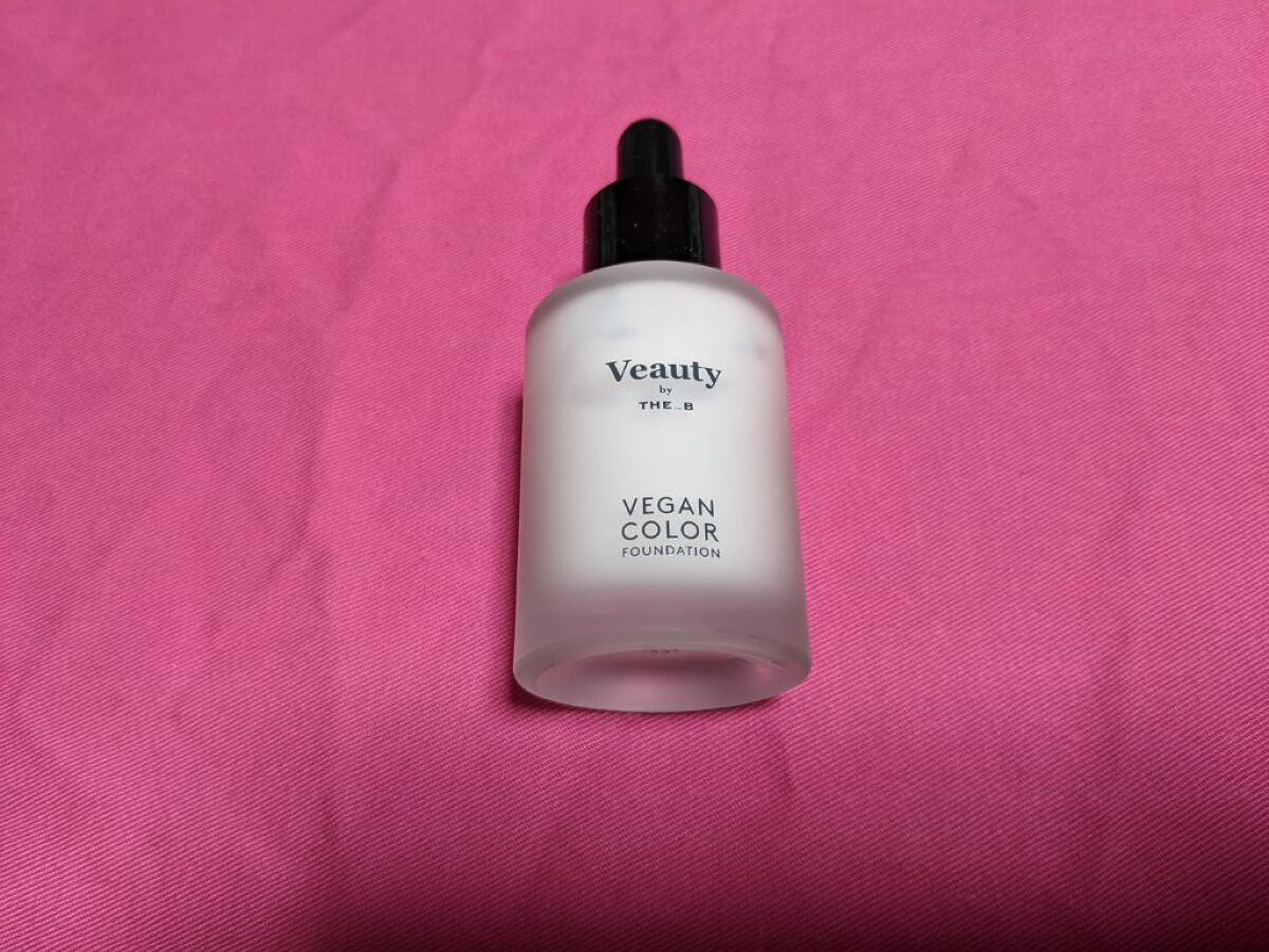 ヴィーガン カラーファンデーション ピンク/Veauty by THE_B/リキッドファンデーションを使ったクチコミ（2枚目）