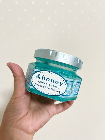 アンドハニー サボン クレンジングバーム ブルークレイ/&honey/クレンジングバームを使ったクチコミ(1枚目)