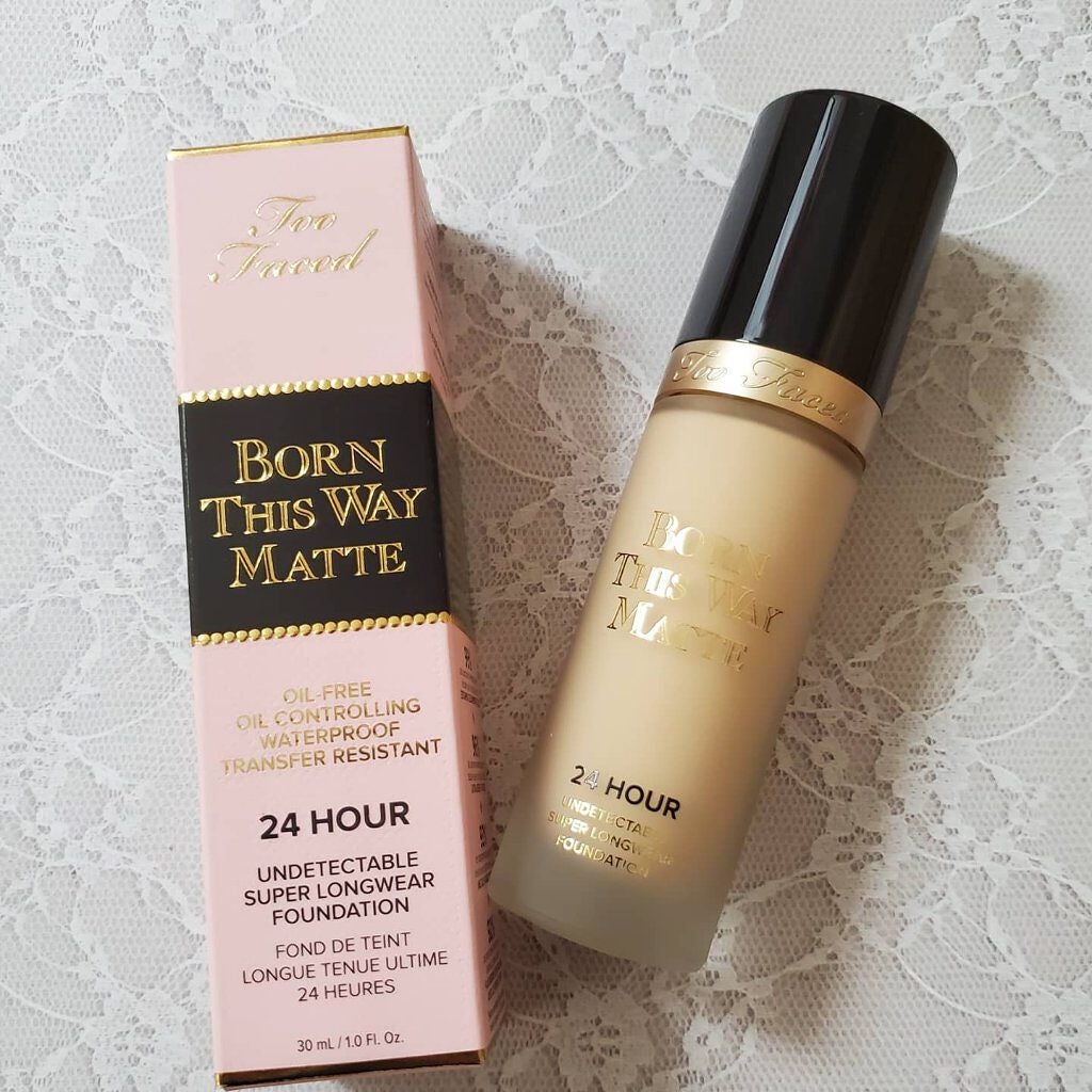 ボーン ディス ウェイ アンディテクタブル 24H マット ファンデーション/Too Faced/リキッドファンデーションを使ったクチコミ(1枚目)