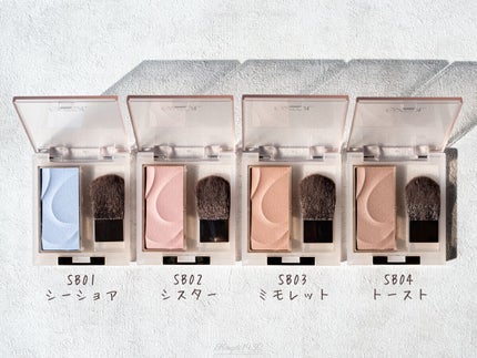 シームレストーン ブラッシュ/excel/パウダーチークを使ったクチコミ(2枚目)