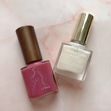 グロッシーコート/スキューズミー/オールインワンネイルを使ったクチコミ(4枚目)