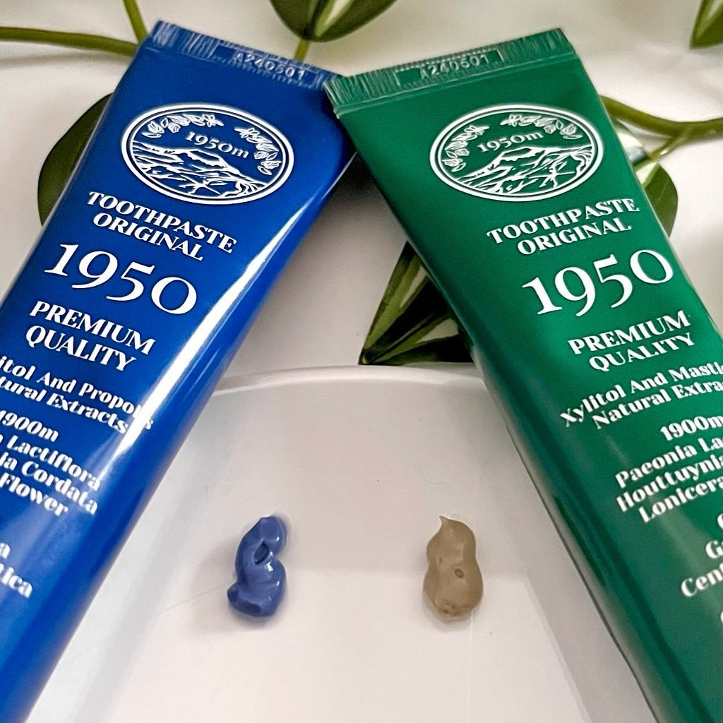 チェジュオリジナルグリーンオーガニック歯磨き粉/1950/歯磨き粉を使ったクチコミ（1枚目）