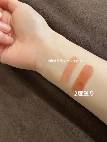 ルージュ ヴォリュプテ シャイン/YVES SAINT LAURENT BEAUTE/口紅を使ったクチコミ(2枚目)