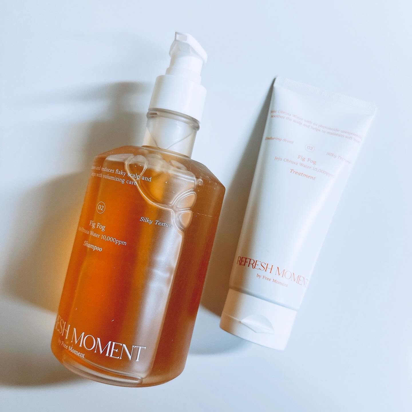 リフレッシュモーメントパフュームシャンプー/トリートメント Fig Fog/Free Moment /市販シャンプーを使ったクチコミ（2枚目）