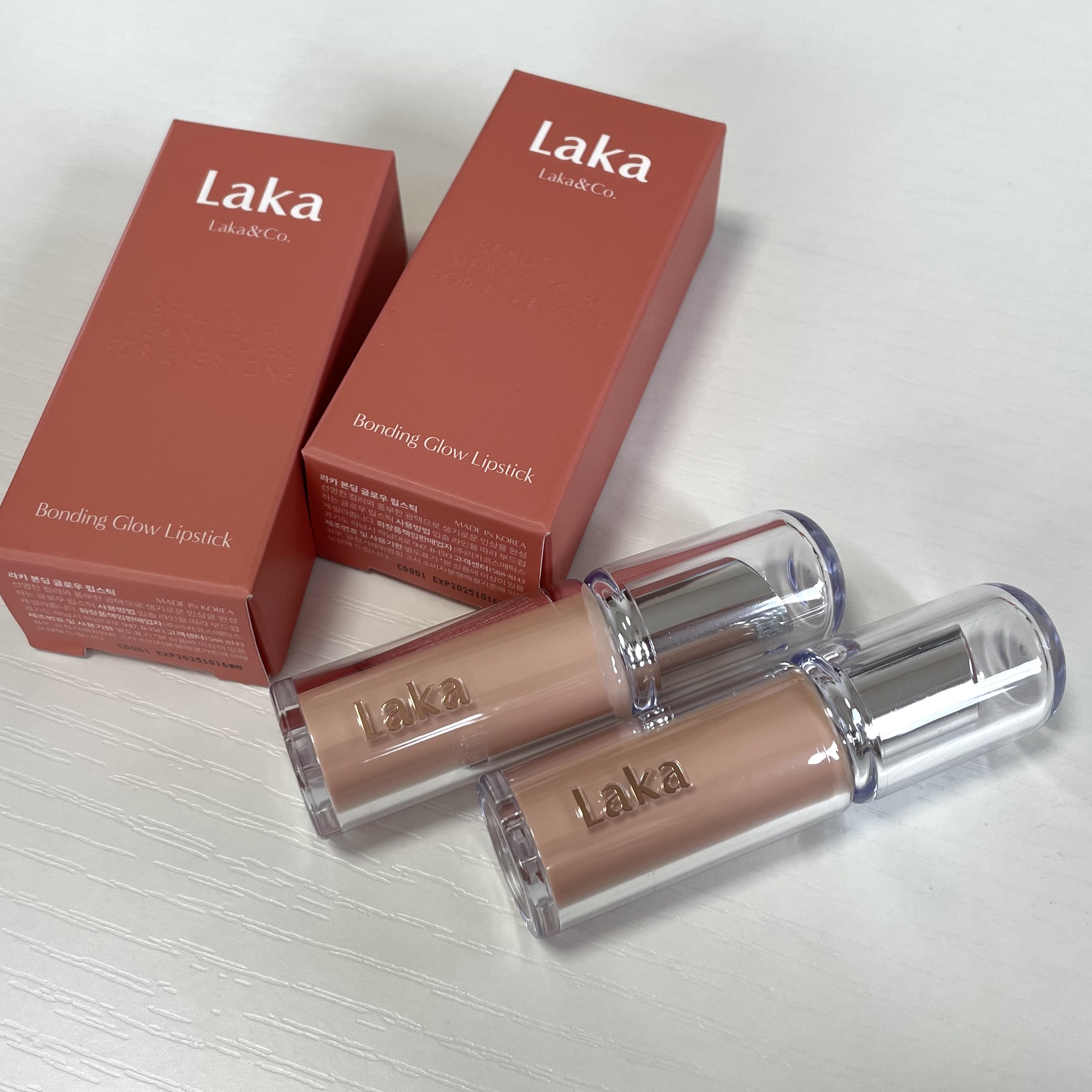 ボンディンググロウリップスティック/Laka/口紅を使ったクチコミ（2枚目）