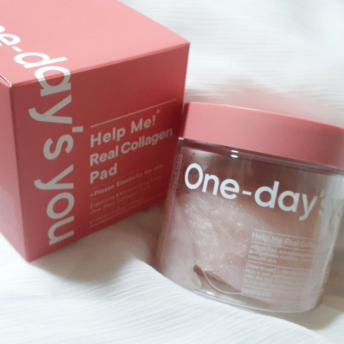 ヘルプミー! リアルコラーゲンパッド/One-day's you/トナーパッドを使ったクチコミ（1枚目）