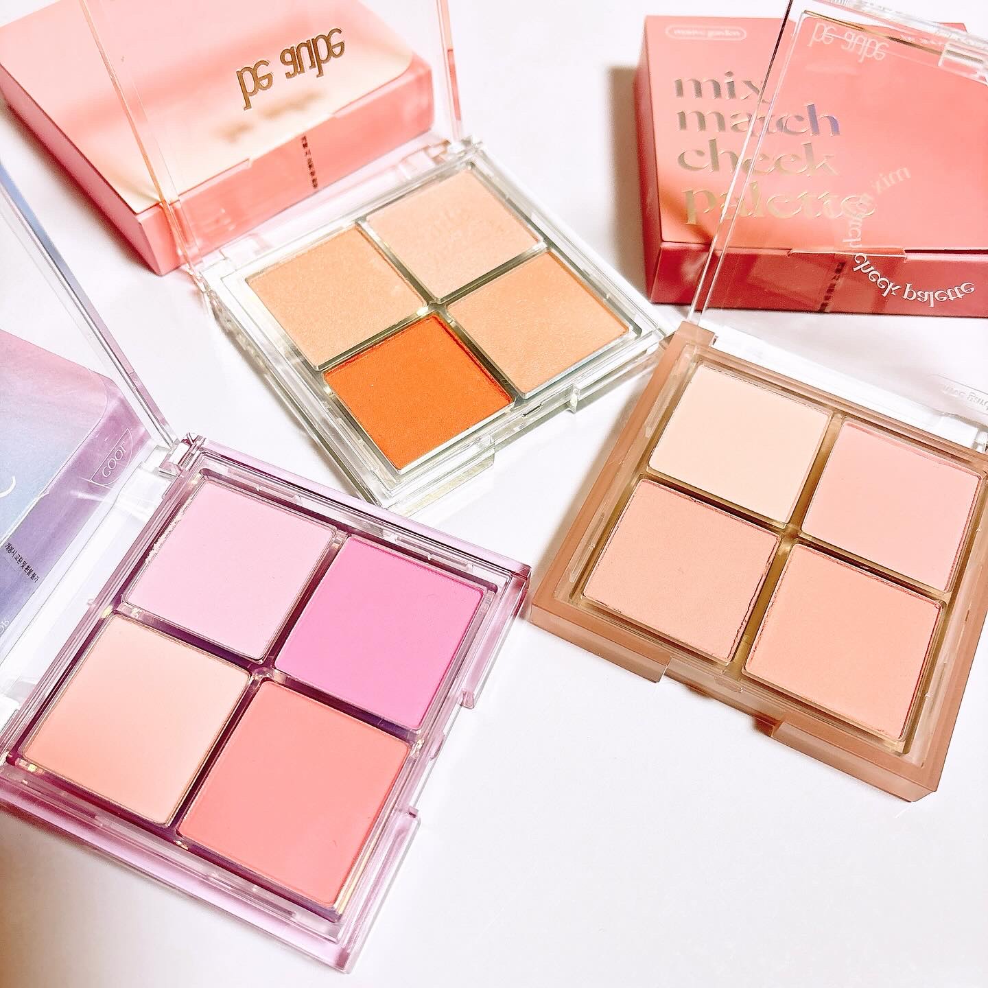 ミックスマッチチークパレット/be aube/パウダーチークを使ったクチコミ（2枚目）